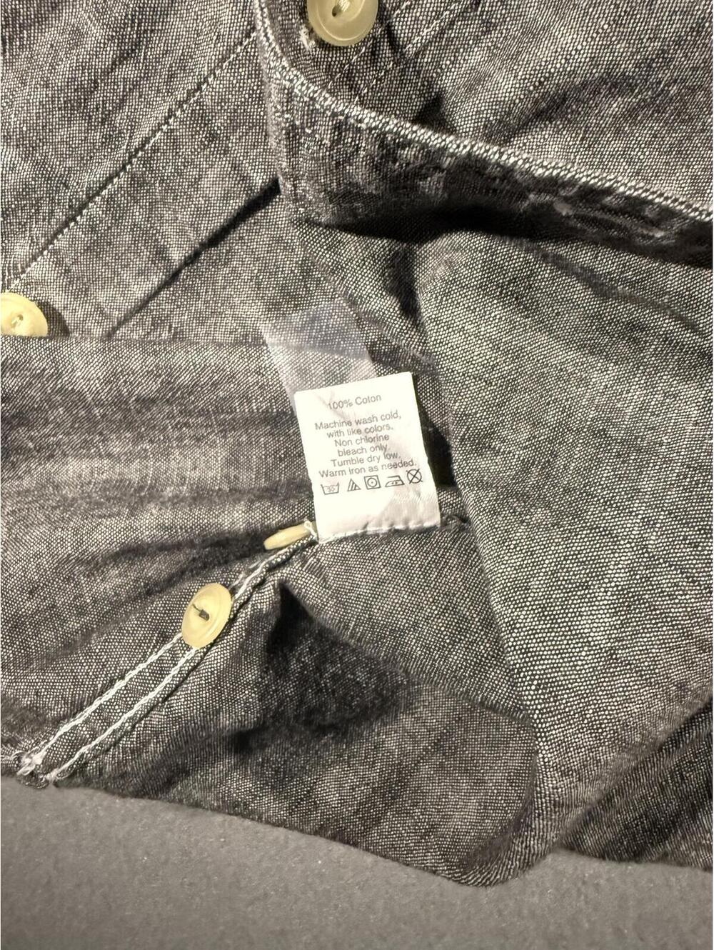 J.Crew Men's Medium Chambray Button Down Shirt Long Sleeve - Picture 3 of 6